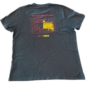 Porsche T Shirt US Men's Size XL Collector's T-Shirt Porsche 928 Dark Teal